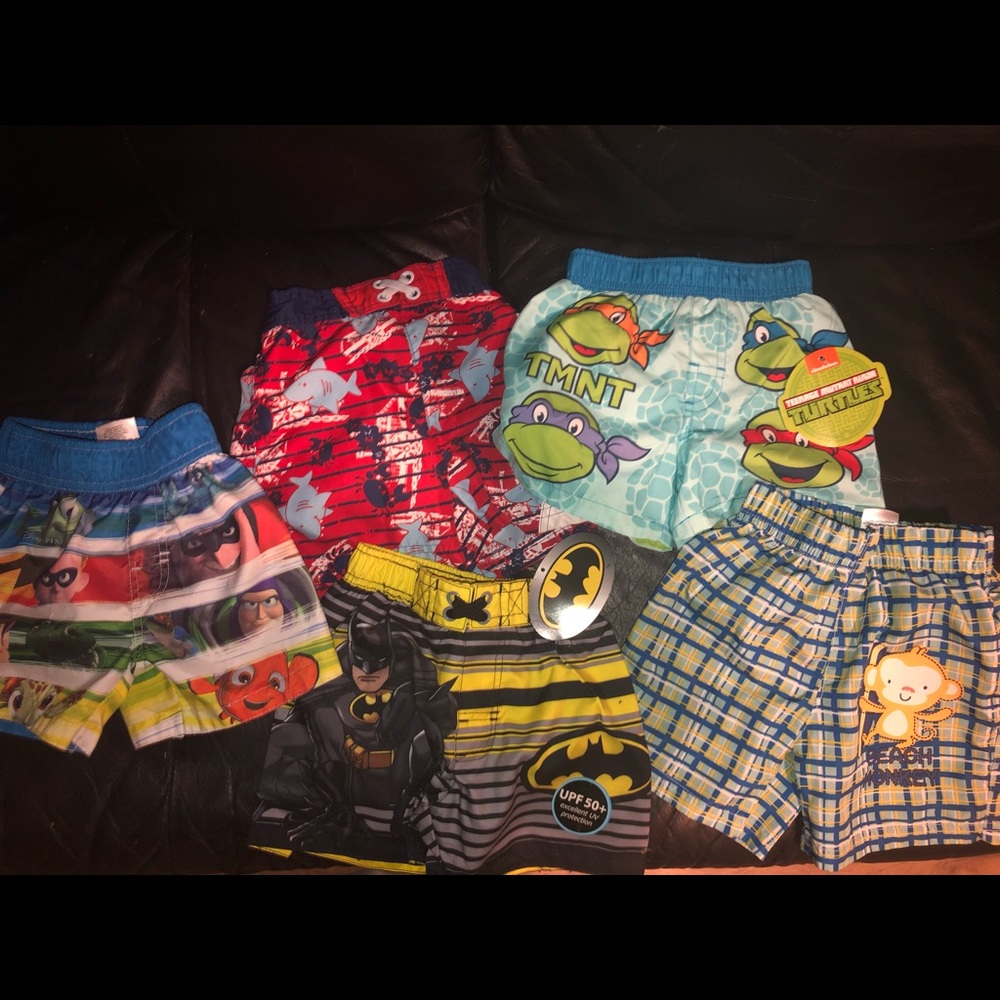 12 month swim trunk set
